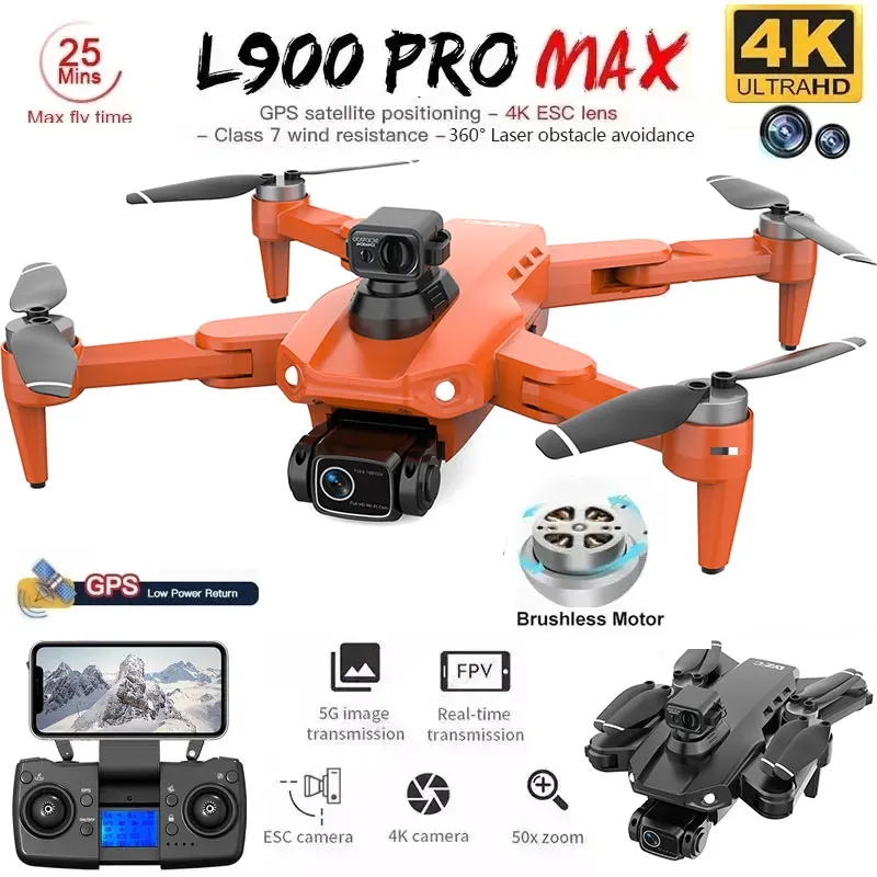 Drone Photogrammetry - L900 Pro MAX GPS Drone 4K