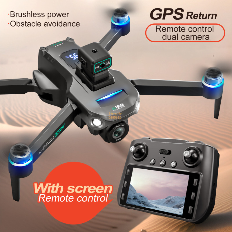 Drone Mapping - 8K Doppia Fotocamera 5G WIFI FPV