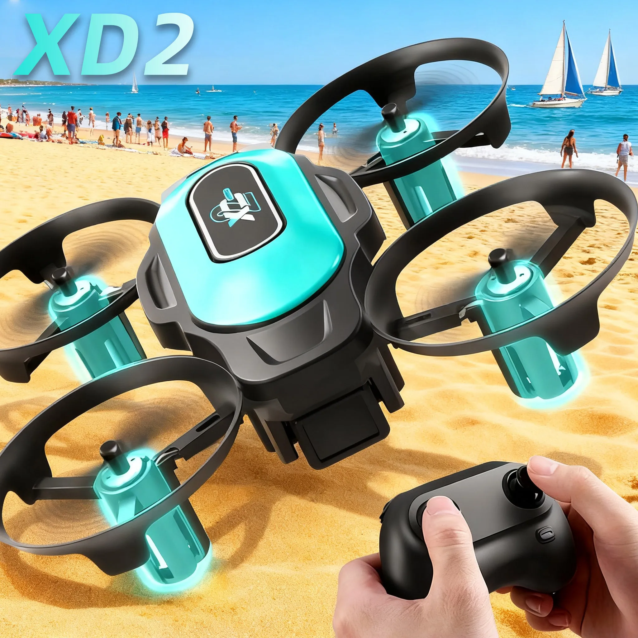 Drone Video Production - Mini Drone XD2, 360 ° Acrobazie