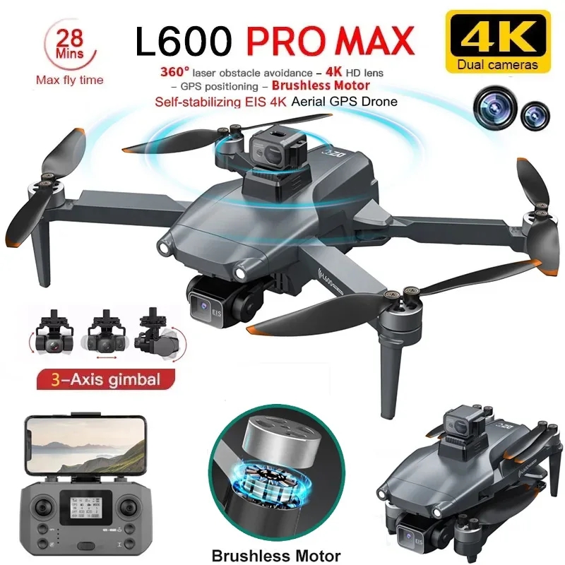 Drone Surveying - L600 PRO MAX GPS Drone Professionale