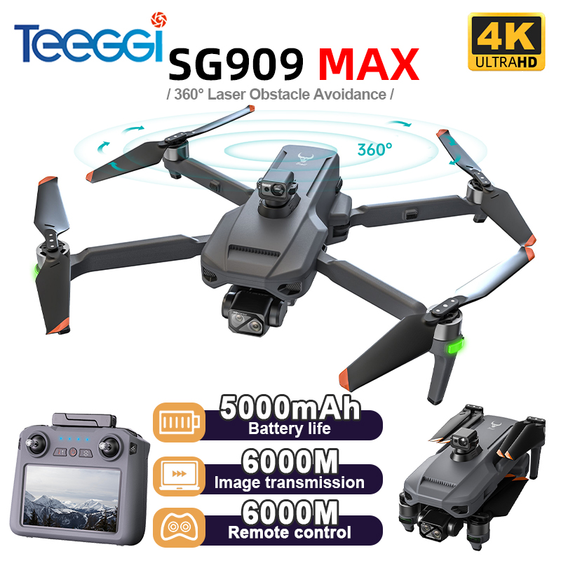 Drone Thermal Imaging - Drone Teeggi SG909 MAX GPS con