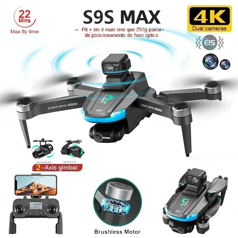 NUOVO S9S MAX MINI Drone 4K 2  - Drone Video Production recensione e prezzo