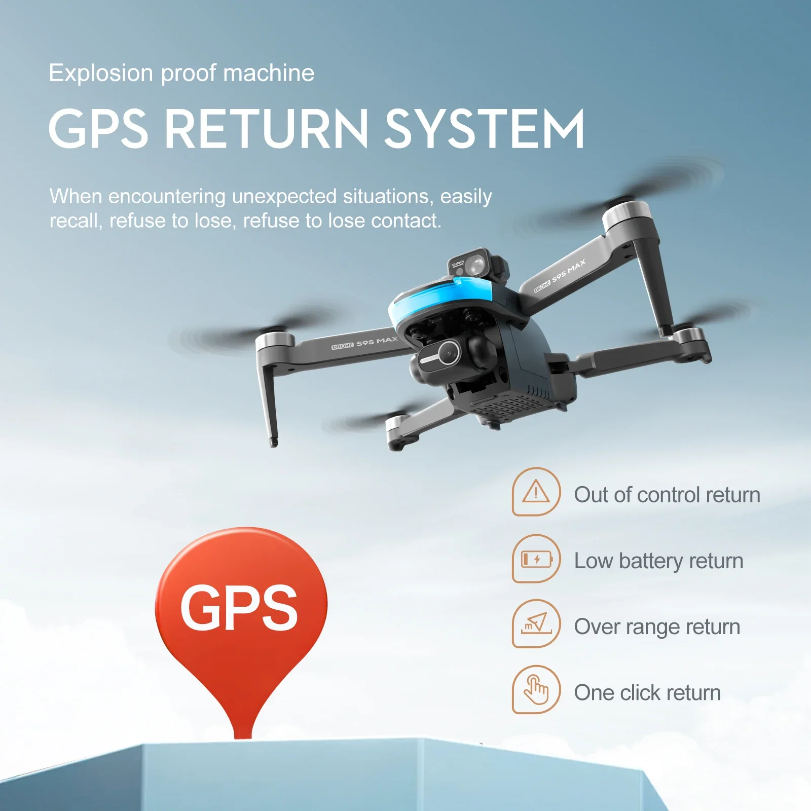 NUOVO S9S MAX MINI Drone 4K 2  - Drone Video Production recensione e prezzo