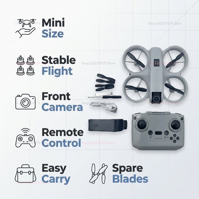 Mini Drone con Telecamera HD 8 - Drone Video Production recensione e prezzo