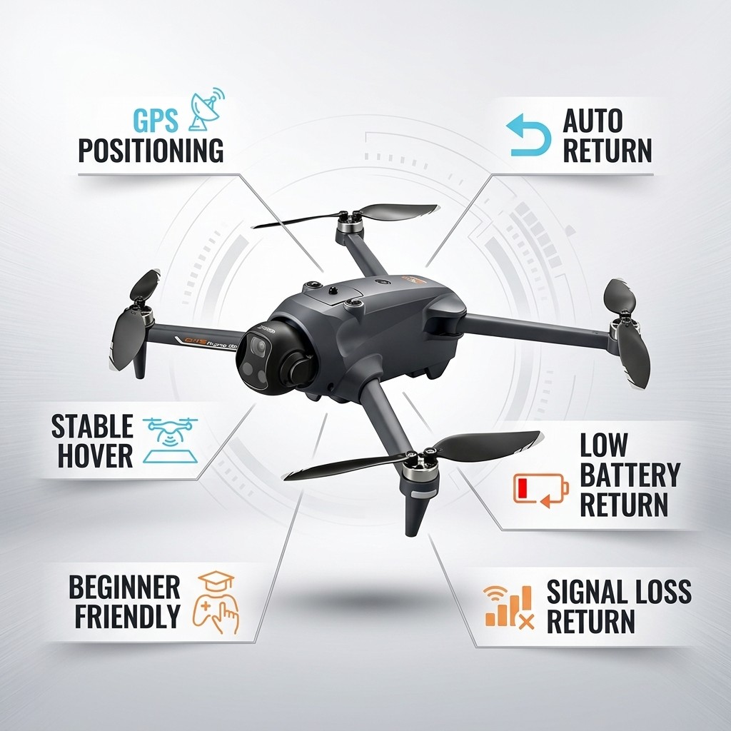 Drone Potensic GPS con Ritorno - Drone Surveying recensione e prezzo