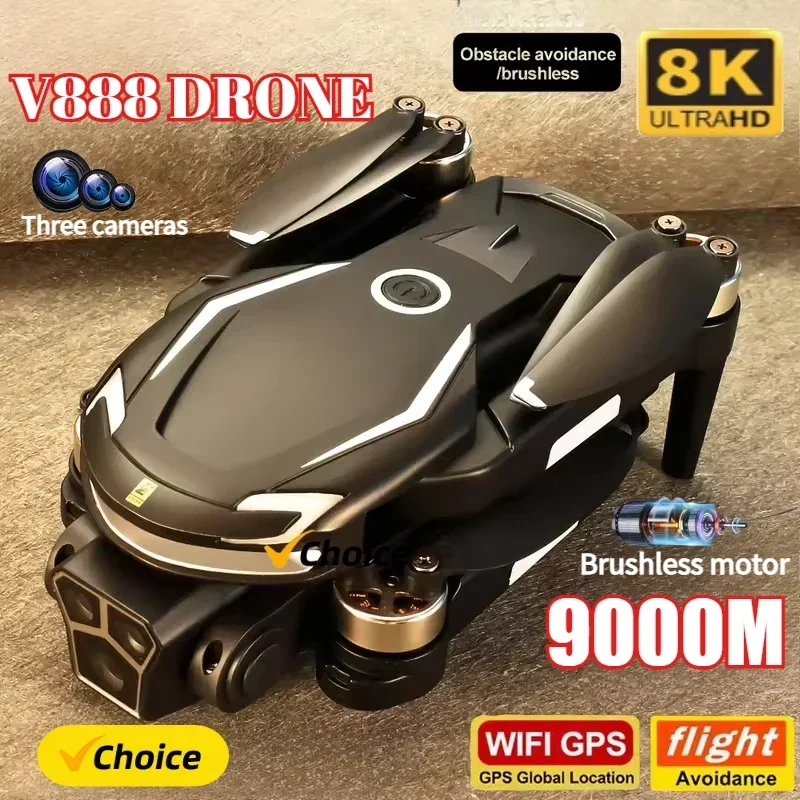 Nuovo Drone V888 8K GPS con Tr - Drone Multispectral recensione e prezzo