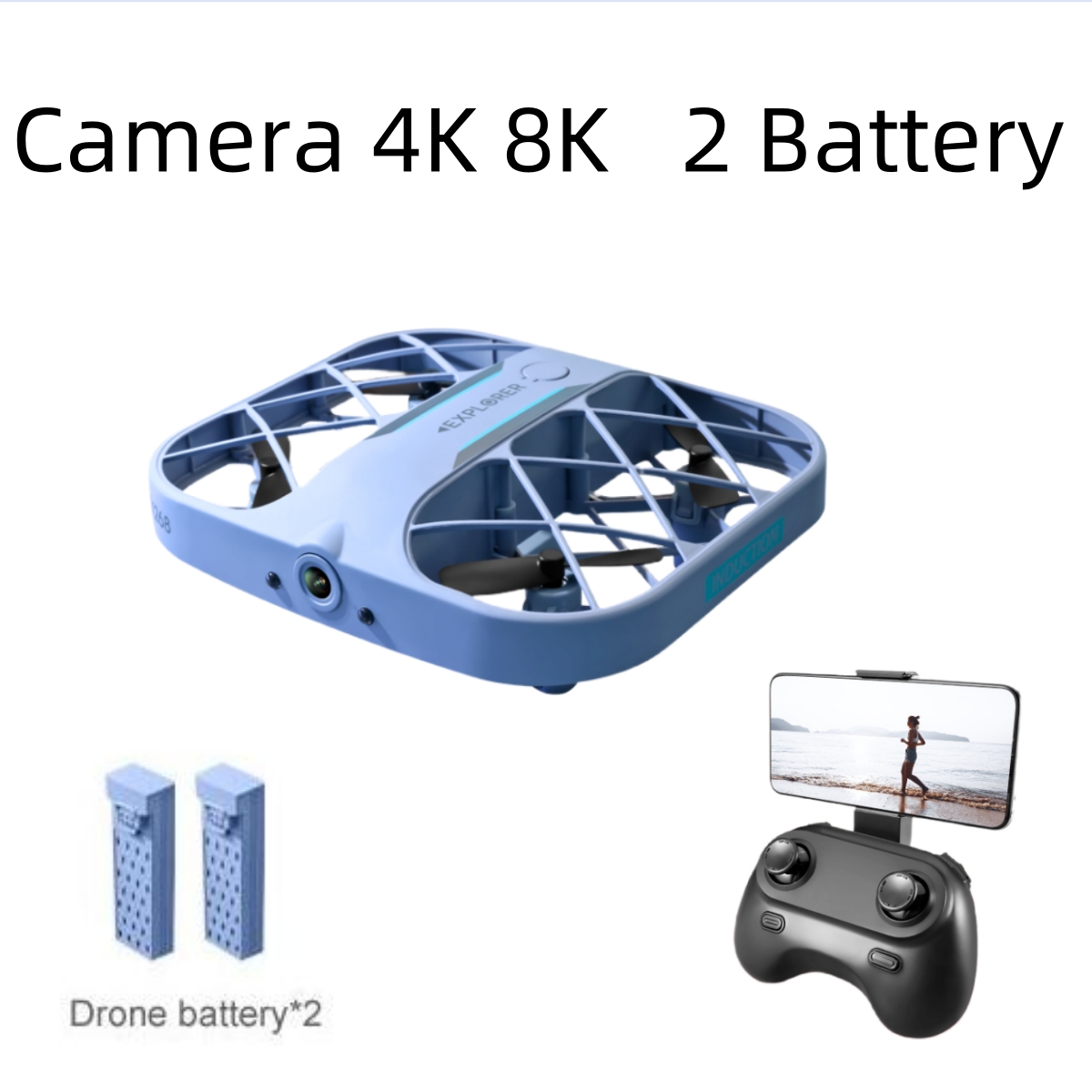 Drone RC JJRC H107 FPV con 2 B - Drone Aerial Photography recensione e prezzo